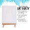 10.5" Small Tabletop Display Stand A-Frame Artist Easel - Beechwood Tripod, Kids Student Classroom School Painting Party Table Desktop Easel - Portable Canvas Photo Picture Sign Holder, 1-Pack